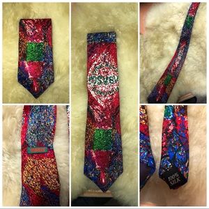💜SALE3/$15💜SILK NECK TIE- Tabasco